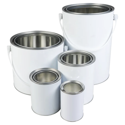 Lon Thiếc Trắng Đựng Sơn 70ml - 5L